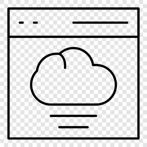 хранение данных, хранение облачных данных, облачные вычисления, облако Значок svg