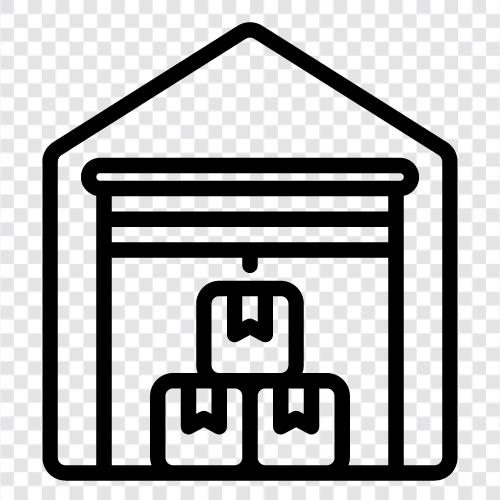 storage, storage unit, storage facility, storage depot icon svg