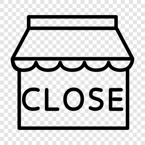 Store Closed, Store Closed For Sale, Store Closed Sale, Store Closed For icon svg