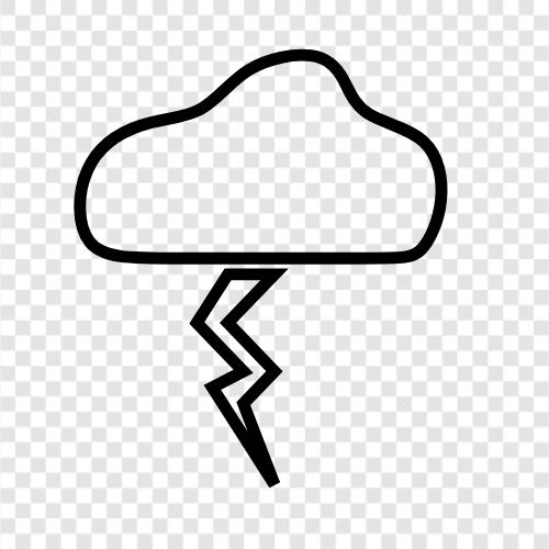 storm, lightning, weather, tornado icon svg