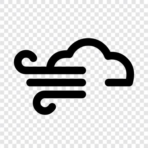 Storm, Winds, Breeze, Turbulence icon svg