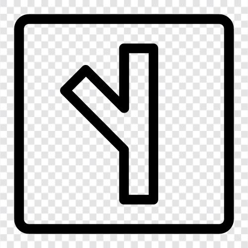 straight line, right angle, right turn, direct icon svg