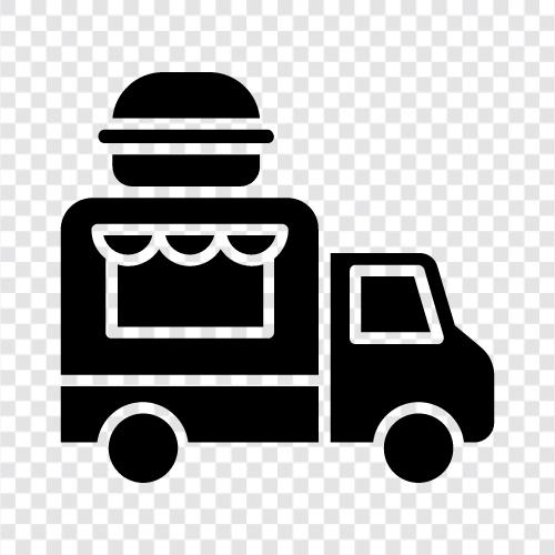 Street Food, Food Trucks, Food Truck icon svg