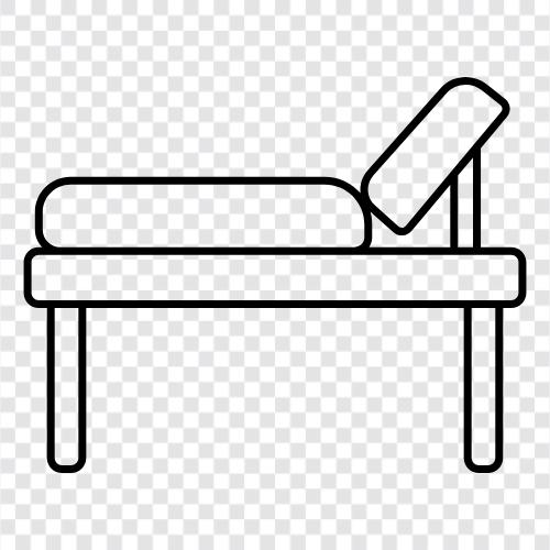 stretcher bars, stretcher bed, stretcher chair, stretcher table icon svg