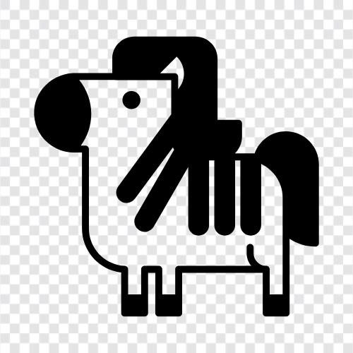 stripe, black and white, animal, wild icon svg