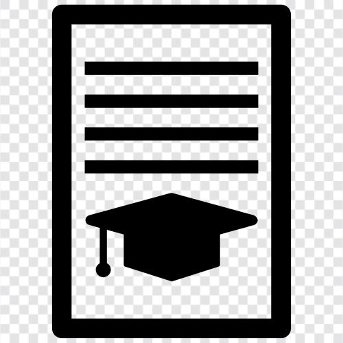 studentisches Papier, studentisches Essays, studentisches Semesterpapier, studentisches Forschungspapier symbol