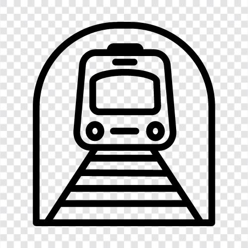 UBahn, Zug, Transit, Bahn symbol