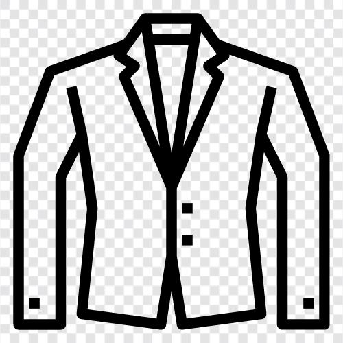 suit jacket, suit pants, dress shirt, dress icon svg