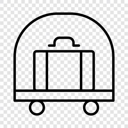 suitcase, travel, transport, baggage icon svg