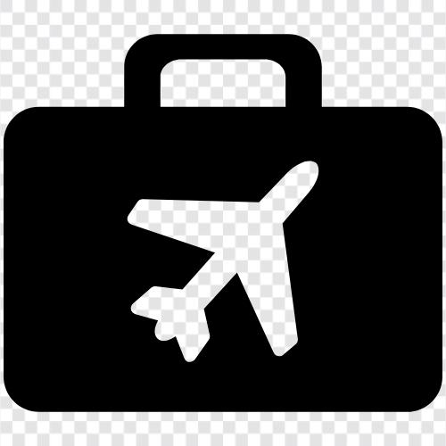 Reisekoffer, bester Reisekoffer, Reiserucksack, Reiseduffel symbol