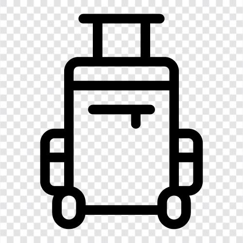 suitcase, luggage, travel, carryon icon svg