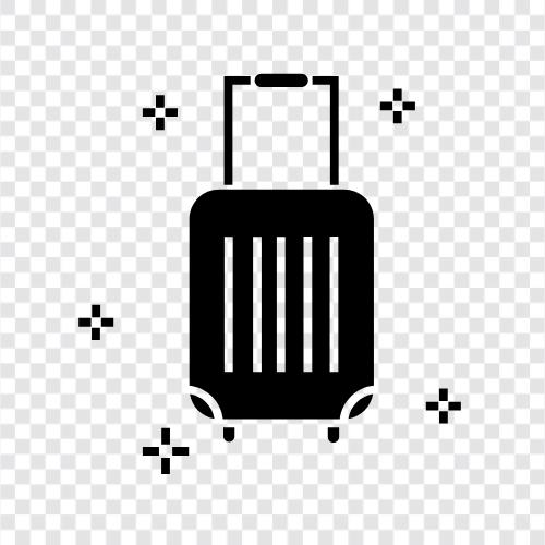 suitcase, travel, carry on, luggage icon svg