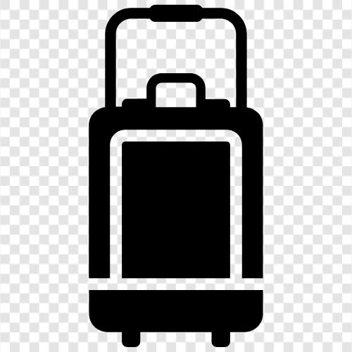 suitcase, travel bag, duffel bag, backpack icon svg