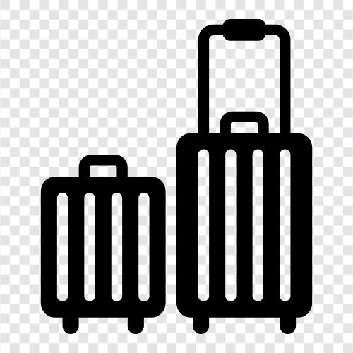 suitcase, travel, luggage, carry on icon svg