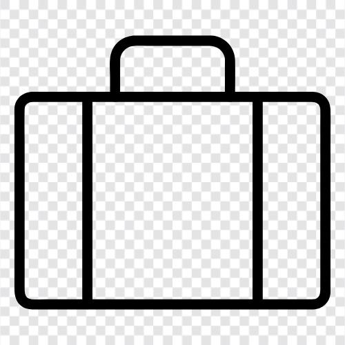 Koffer, Handtasche, Tote, Rucksack symbol