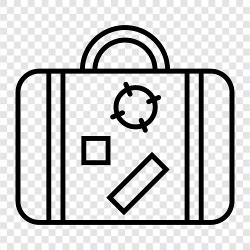 Koffer, Reise, Gepäck, Taschen symbol
