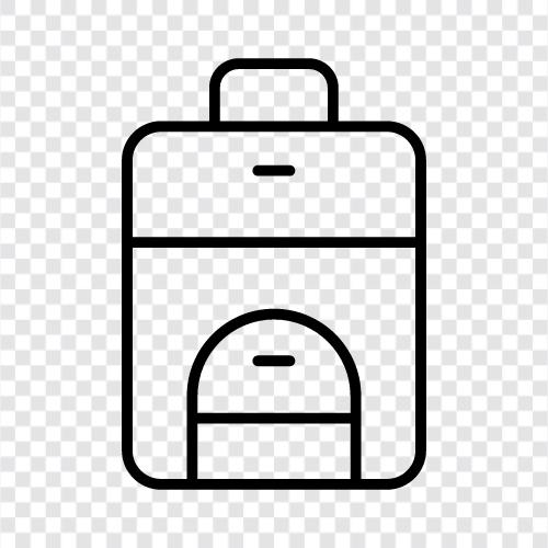 Koffer, Reise, Verpackung, Gepäck symbol