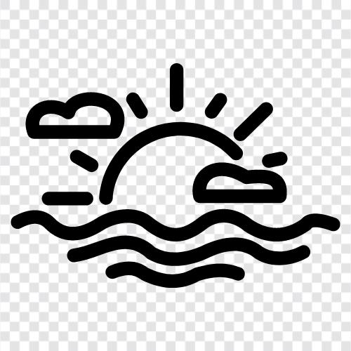 Sommer, Sonne, Strand, Schwimmen symbol