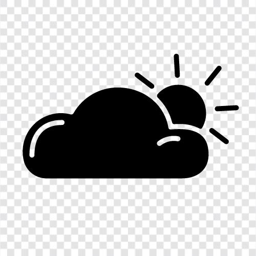 sun and cloud, cloud and sky, cloud and weather, cloud and planet icon svg