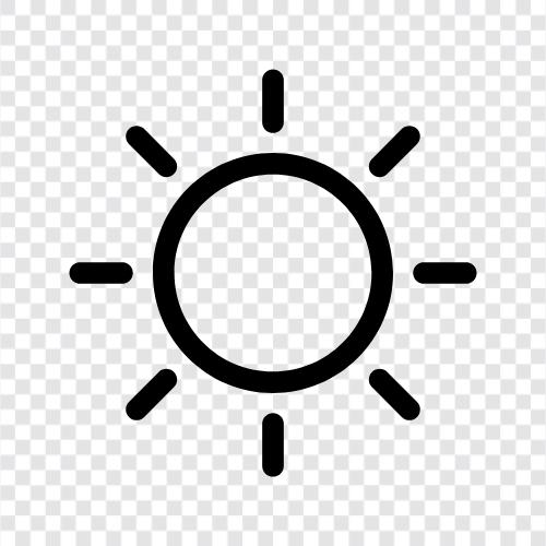 Sonnenbräunung, Sonnenbrand, Sonneneinstrahlung, Sonnenaufgang symbol