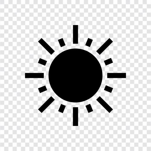 Sonnenbräune, Solar, Sonnenfinsternis, Sonnenenergie symbol