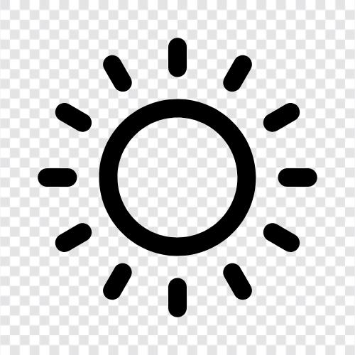 Sonnenbaden, Bräunen, Sonnenbräunen, Sonnenbrand symbol