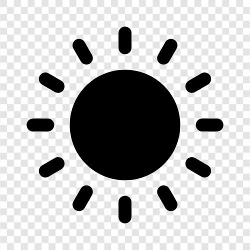 Sonnenbaden, Sonnenbrand, Sonnenbräunen, Sonne symbol