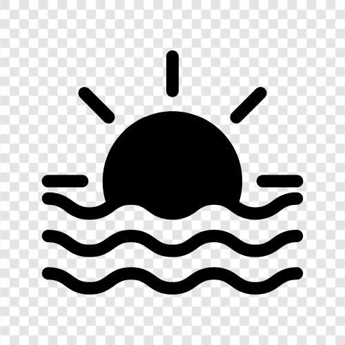 sunrise photos, sunrise videos, sunrise over the ocean, sunrise over the city icon svg