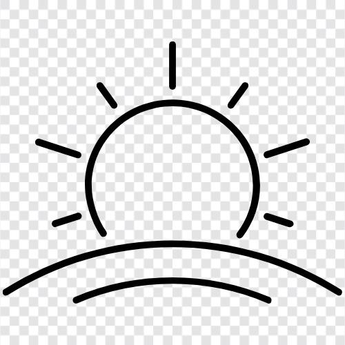 sunrise pictures, sunrise videos, sunrise time, sunrise date icon svg