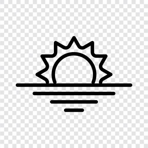 Sonnenstrahlen, Solar, Sol, Sonnensystem symbol