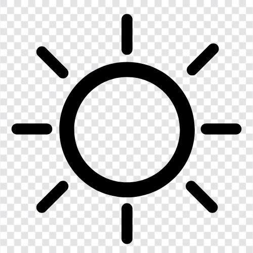 Sonnencreme, Sonnenbräunung, Sonnenbrand, Sonnenblende symbol