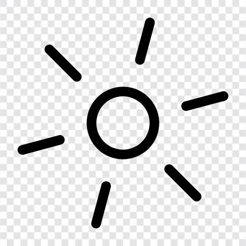 Sonnencreme, Sonnenbräune, Sonnenbaden, Sonne symbol