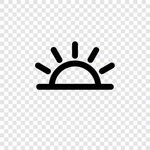 sunsets, sun, day, sky icon svg