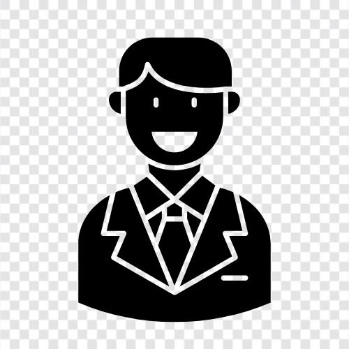 supervisor, leader, team player, motivator icon svg