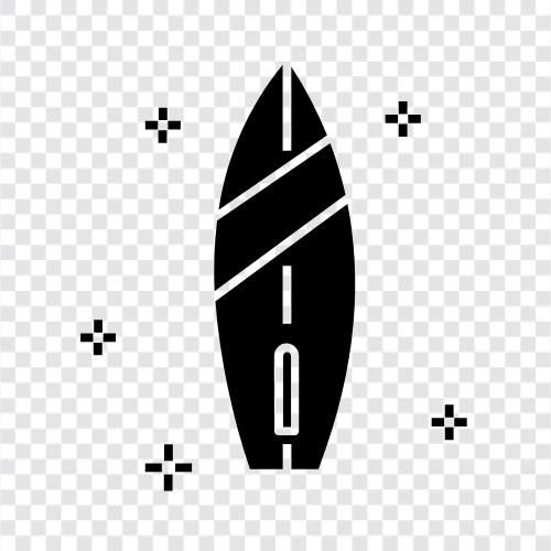Surfing, Boards, Longboard, SUP icon svg