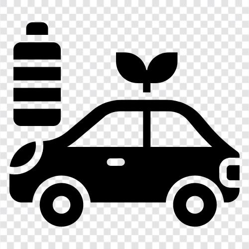 sustainable transportation, electric cars, hybrid cars, fuel cells icon svg