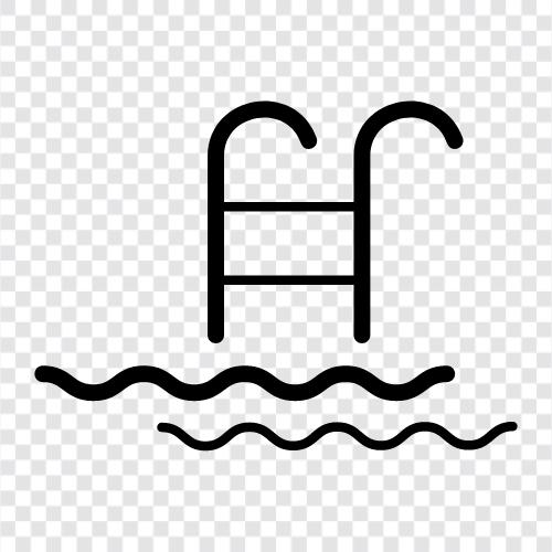 Schwimmbecken, Pool, Wasser, Schwimmbecken Zubehör symbol