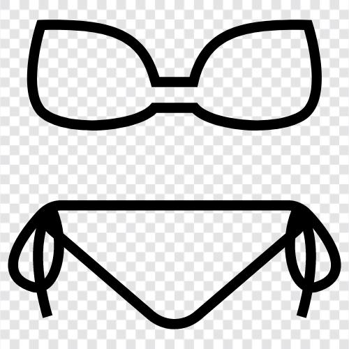 swimsuit, swimwear, women, girls icon svg