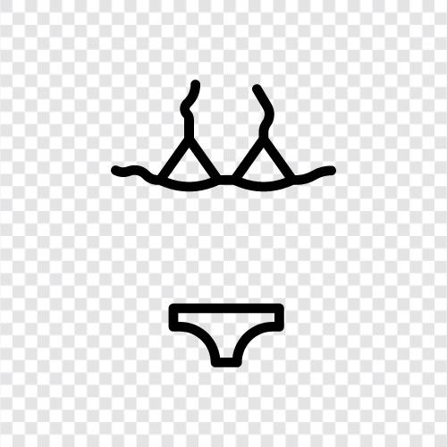 Badeanzug, Bikini, Bademode, Bikinis symbol