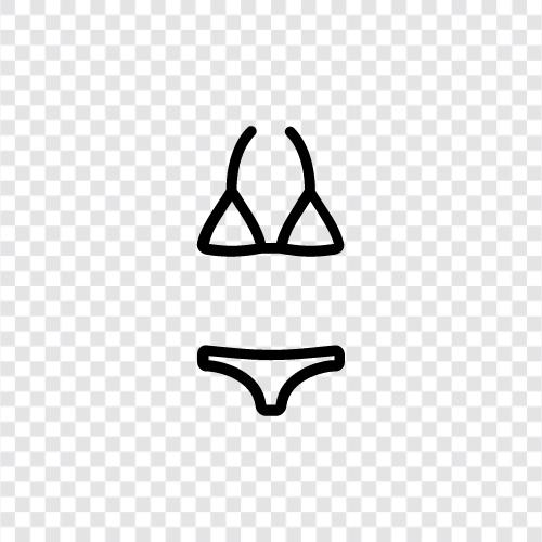 swimsuit, swimwear, beachwear, sunbathing icon svg