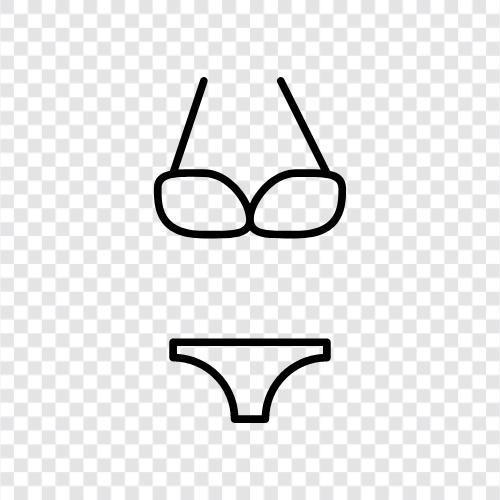 Badeanzug, Bademode, Bikini symbol