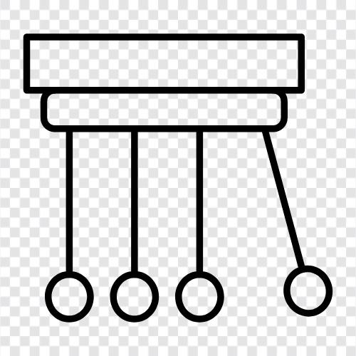 Schaukel, Pendeluhr, Physik, Mechanik symbol