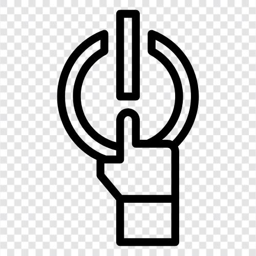 switch off, unplug, turn off the light, turn off the computer icon svg