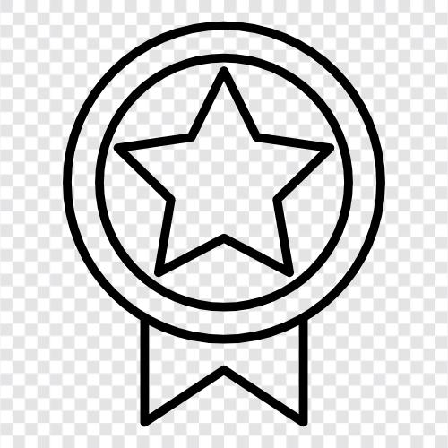 symbol, award, recognition, commendation icon svg