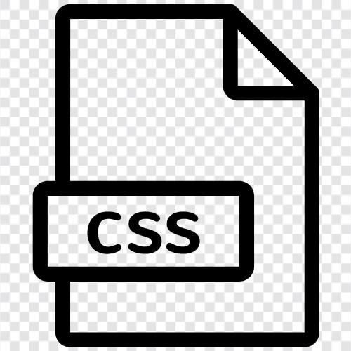 syntax, properties, selectors, web design icon svg