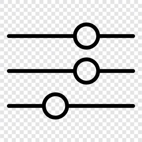 Systemeinstellungen, Anzeigeeinstellungen, Klangeinstellungen, Tastatureinstellungen symbol