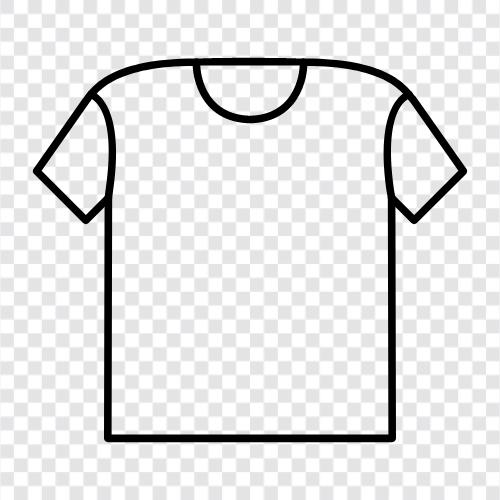 Tshirt, gömlek, bluz, polo gömlek ikon svg