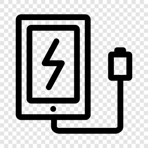 Tablet Charging Cables, Tablet Charging Adapter, Tablet Charging Dock, Tablet Charging icon svg