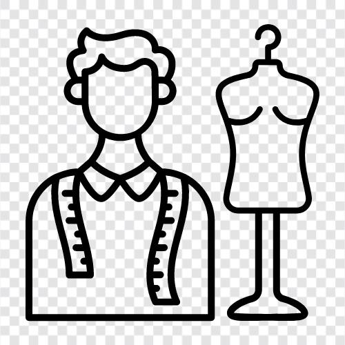 terzi, değişiklikler, dikiş, dressmaker ikon svg