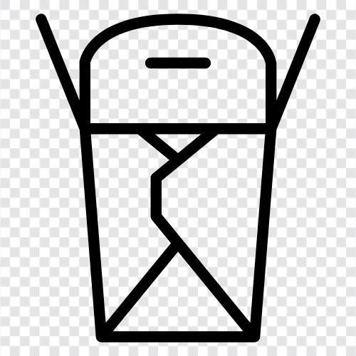 Takeaway, TakeawayLebensmittel, Takeout, TakeoutLebensmittel symbol